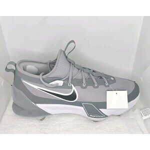 Nike Men's 14 Force Zoom Trout 9 Elite Baseball Cleats Grey NEW  FB2906-002